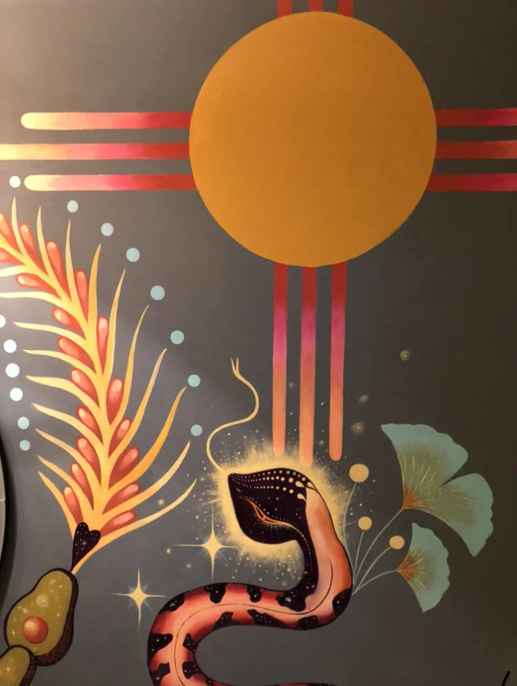 Annie O's Cafe mural