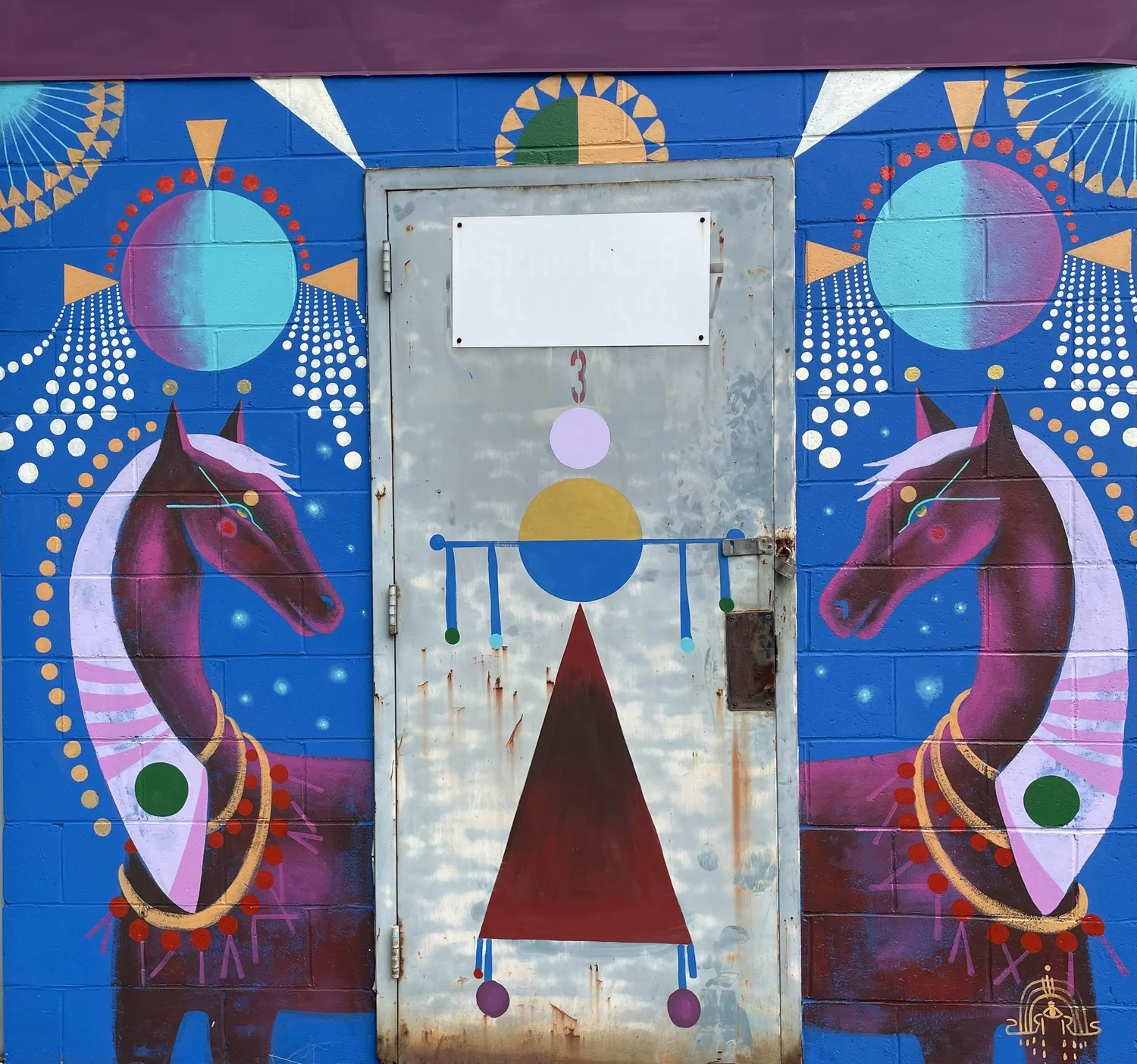 Moroccan Horses mural