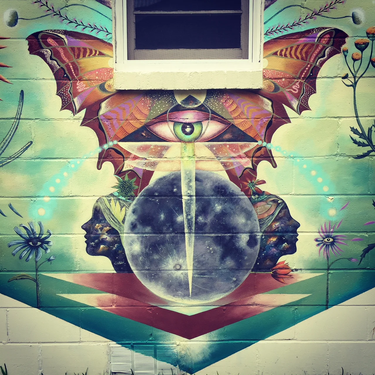 Roadside Blooms mural