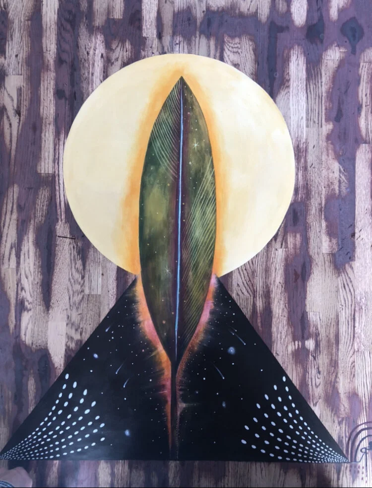 Turmeric Mural Table